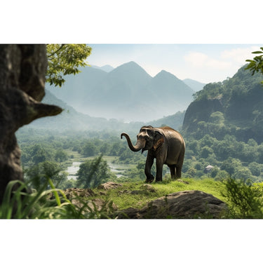 Elephant Indian Canvas